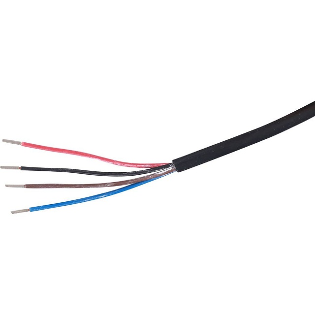 STOUT Соединительный кабель сервопривода со штепсельным соединением 1м., 4 жилы (4х0,75мм)