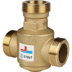 STOUT SVM-0030 Термостатический смесительный клапан G 1 1/4 НР 60°С