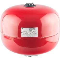 STOUT STH-0006 Расширительный бак на отопление 24 л. (цвет красный)